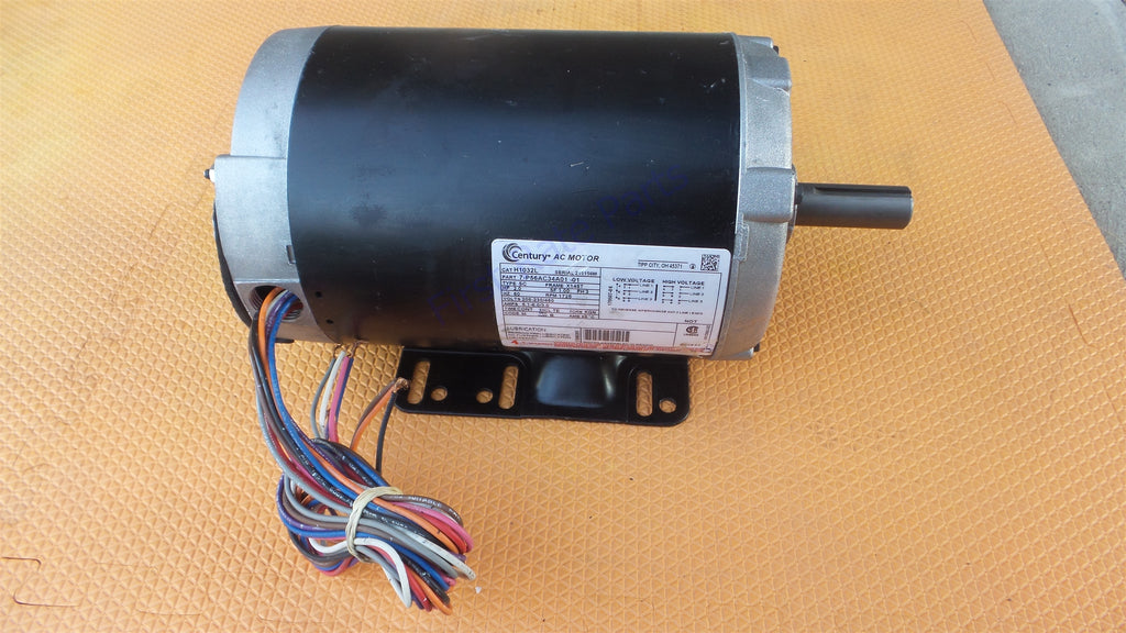 Century H1032L Motor 2 HP Belt Drive 1725 RPM 208-230/460 145T 3PH TEA