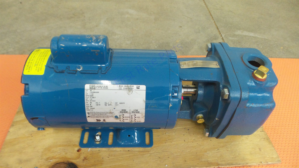 Crane Burks 15CS5M-FE Turbine Pump 15CS5M 111563 CS 1-1/2 HP 1.5 115