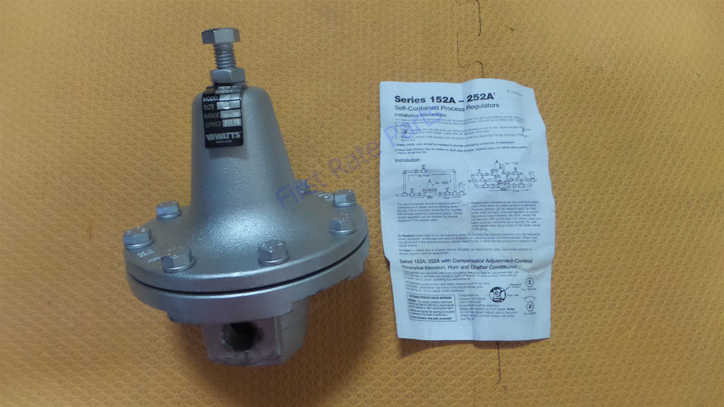 Watts 0830910 Pressure Regulator Valve 1/2 152A 10-50 Steam Reducing