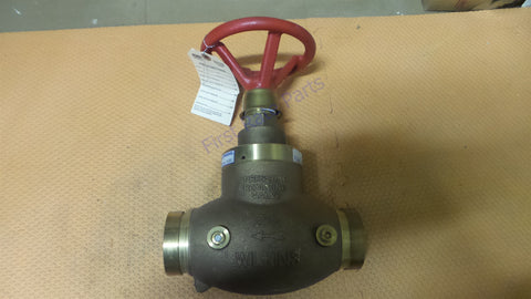 Wilkins ZW4004ILG Fire Sprinkler Valve Zurn ZW4004 2 1/2" 2.5 Groove